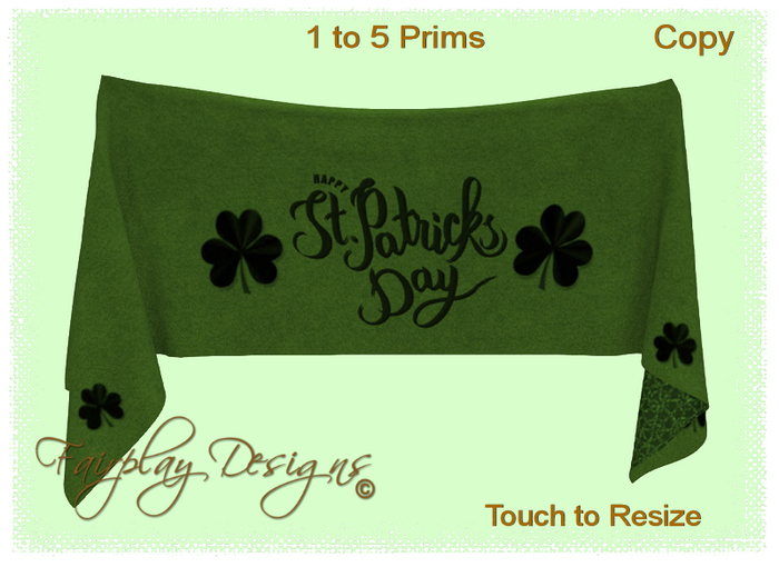 ~R~Doyle St. Patrick's Day Draped Banner(Copy)