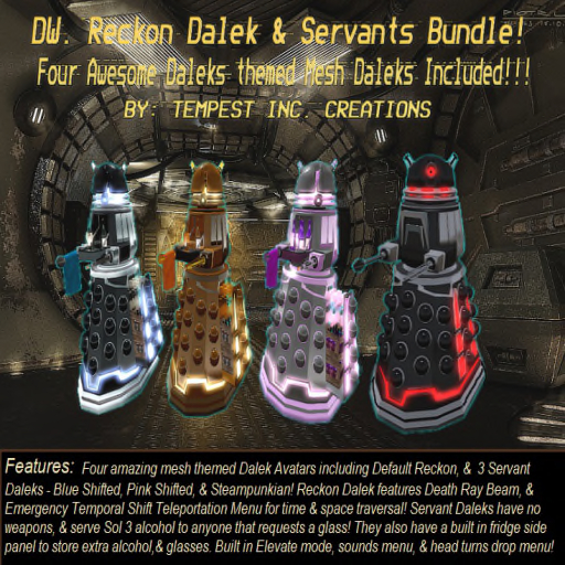 DW Reckon Dalek & Servants Bundle!