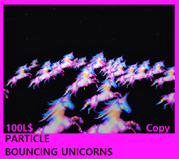 PARTICLE BOUNCING UNICORNS