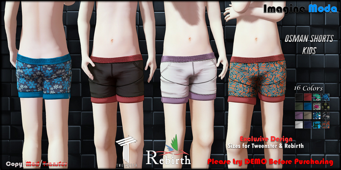 -Imagine- Osman Shorts Kids