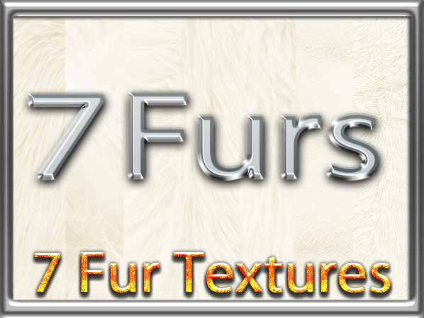 Zoy Texture [ Fur Shag Ivory ] 7 Colors