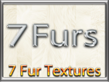 Zoy Texture [ Fur Shag Ivory ] 7 Colors