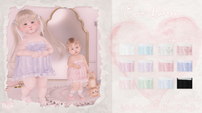 Blush. Evie Dress - LB - TDB - TW