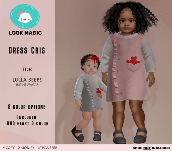 [LOOK MAGIC] Dress Cris red_ TDB