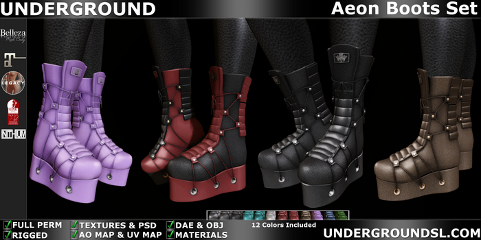 (UG) - Aeon Boots Set