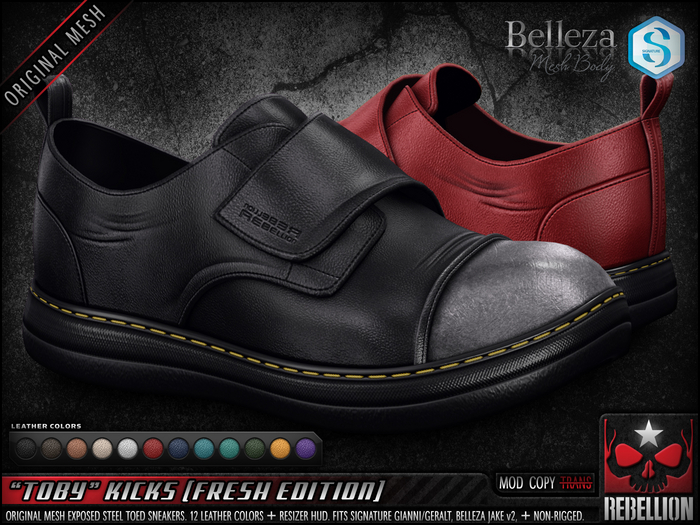 = REBELLION = "TOBY" KICKS - FRESH EDITION - DEMO