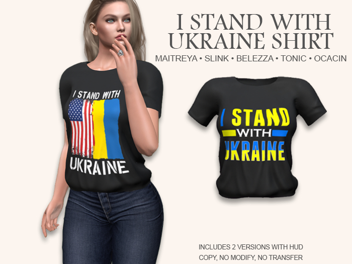 ◁.:CQ:. I Stand with Ukraine Shirt▷