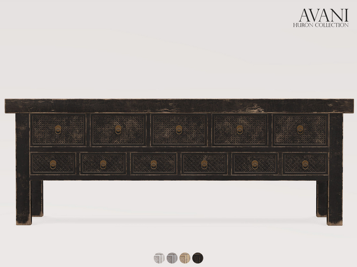 Avani Huron Collection Distressed Sideboard, All