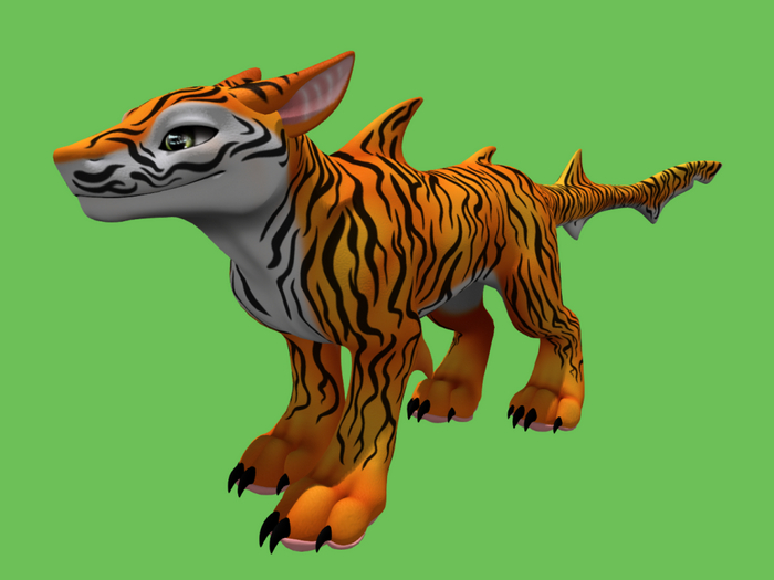 Sharkdog Wigglytiger Skin