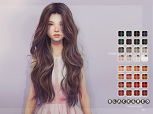 [monso] Morgana Hair /Black & Red