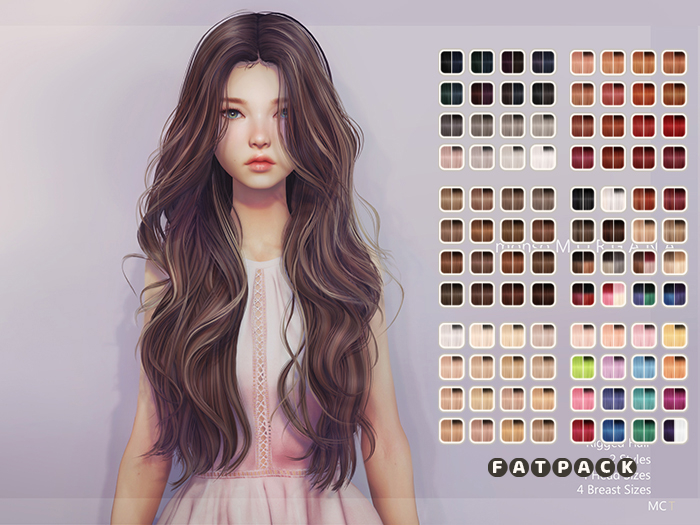 [monso] Morgana Hair /Fatpack