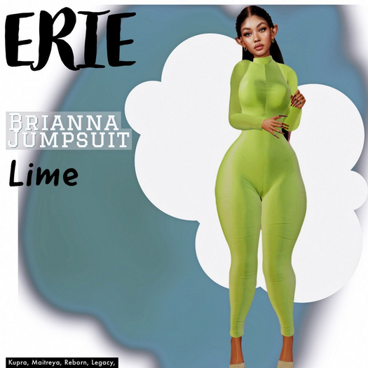 Erie[brianna jumpsuit][lime]