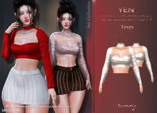 [[ Masoom ]] Yen Top Ivory - Ebody Reborn, Kupra, Legacy, Legacy Perky, Lara, Lara Petite