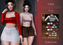 [[ Masoom ]] Yen Top FATPACK - Ebody Reborn, Kupra, Legacy, Legacy Perky, Lara, Lara Petite