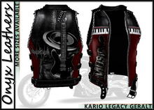Red Music Vest Kario Legacy and Geralt