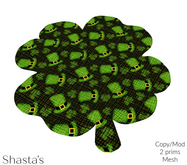Lucky Clover Hat Rug MC 2P