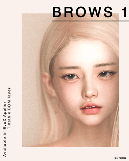 Kufuku - Brows 1 [LeLUTKA Evolution X]