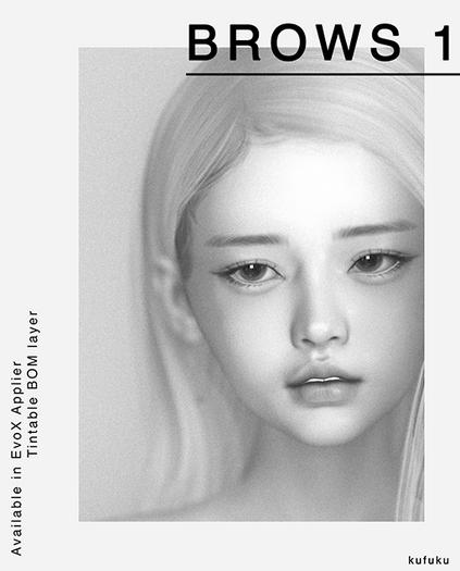 Kufuku - Brows 1  [LeLUTKA Evolution X] (Demo)