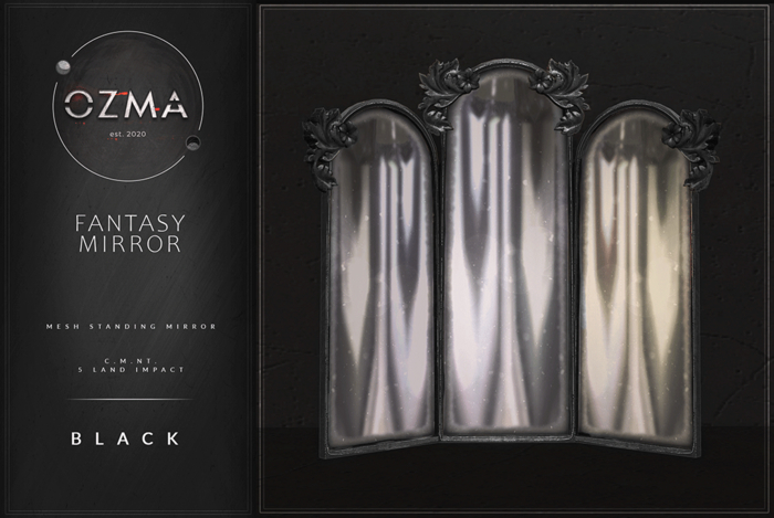 .OZMA. Fantasy Mirror - BLACK