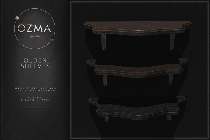.OZMA. Olden Shelves 