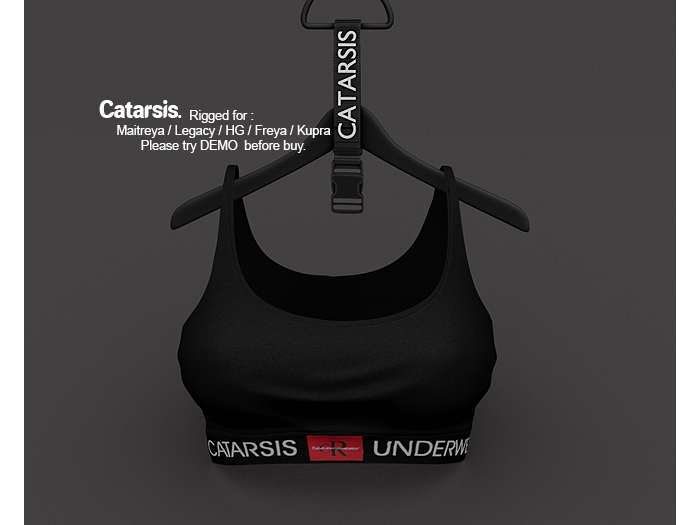 Catarsis - MANIA Top - BLACK - BLK