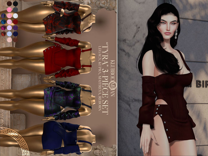 KxO - "Tyra" 3pc Set Cinnamon