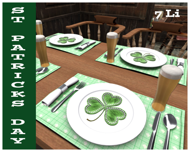 ~ Hotstuffs ~ St. Patrick's Day Placemat