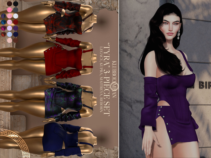 KxO - "Tyra" 3pc Set Tipsy