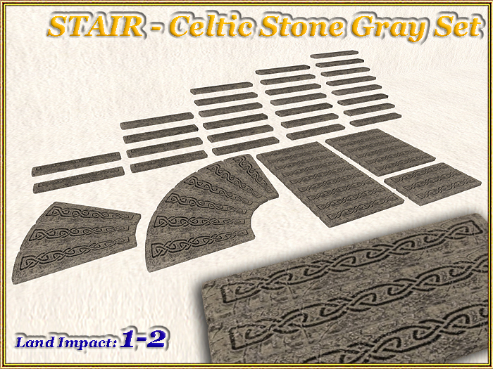 STAIR - Celtic Stone Gray Set (1-2 LI) (Full perm)