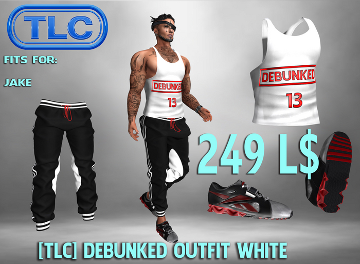[TLC] Unpack Debunked outfit White Jake
