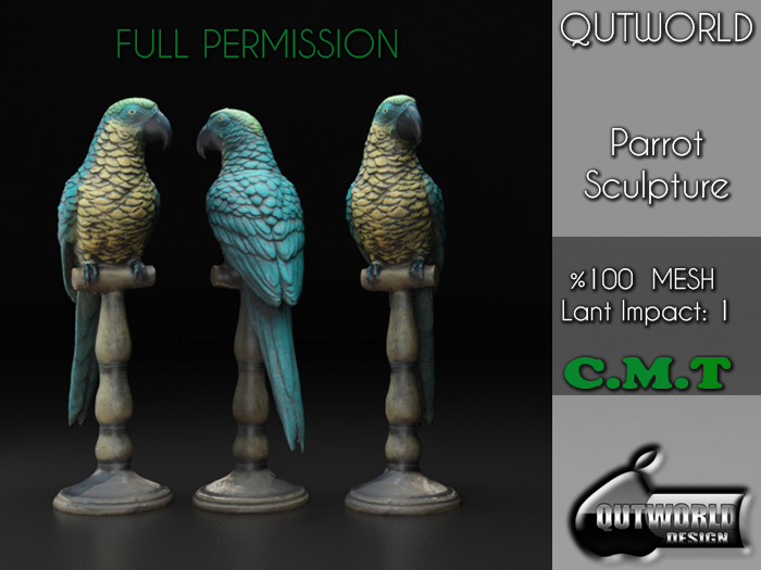.::QUTWORLD Parrot Sculpture::.FP 
