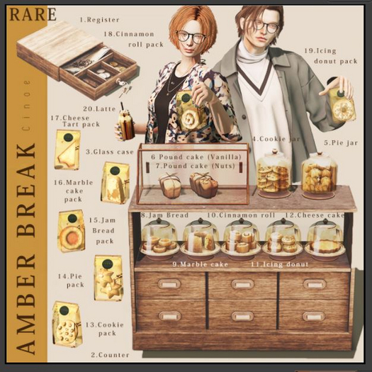 9. [Cinoe] Amber Break - Marble cake
