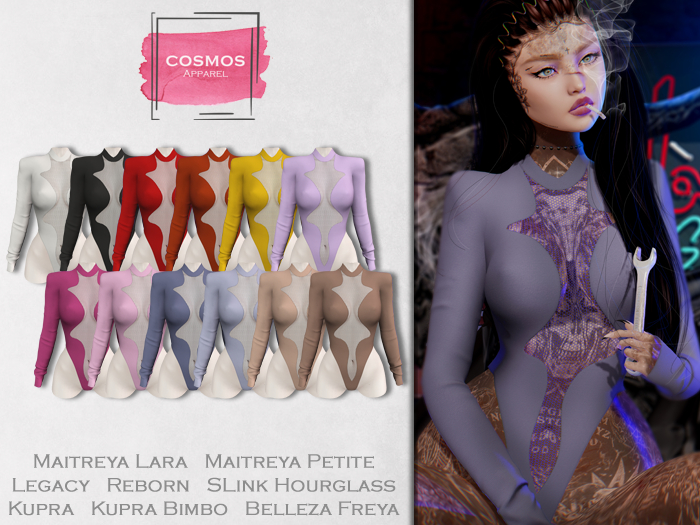 [COSMOS] Charlie Leotard Fishnet / 12 Colors Fatpack Demo