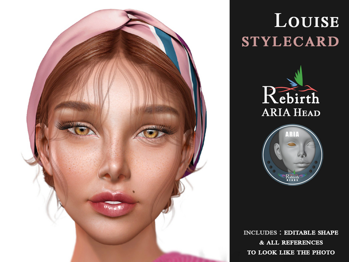 Louise Shape + Style card - REBIRTH Aria head