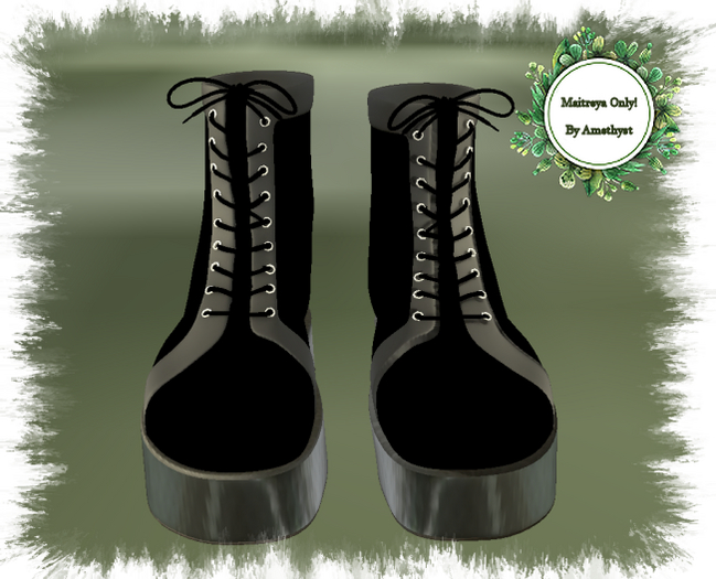 MO-Black Combat Boots