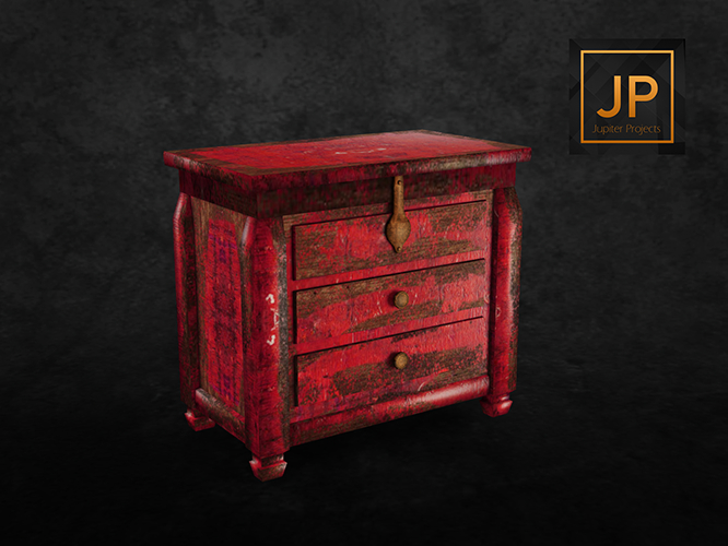9. Aarush set - cabinet red