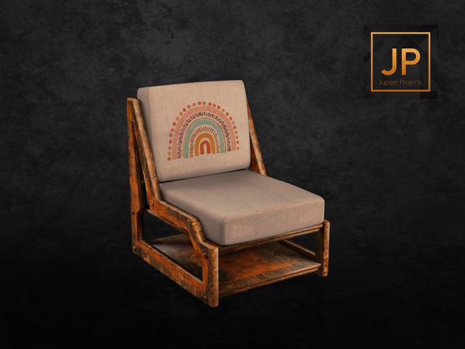 7. Aarush set - chair Rainbow RARE