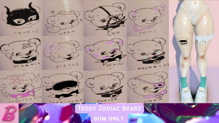 Build.a.Baddie. Teddy Zodiac Bearz- Gemini