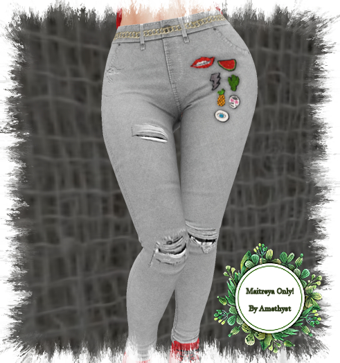 MO-Worn Gray Jeans