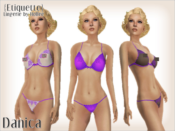 {Etiquette} Danica - Violet
