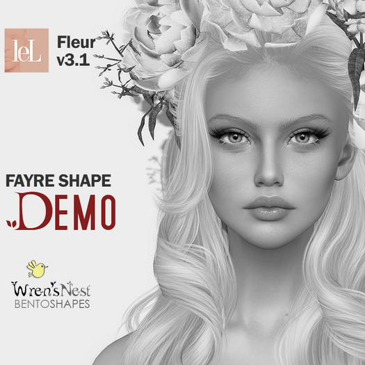 { wren's nest } Fayre DEMO Shape for LeLutka Fleur v3.1