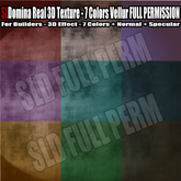 [FP] SLDomina 3D Texture - Velvet / Vellur / Velluto 7 Colors + Normal + Specular - Full Perm