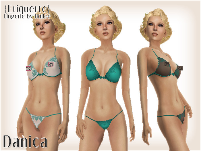 {Etiquette} Danica - Forest Green