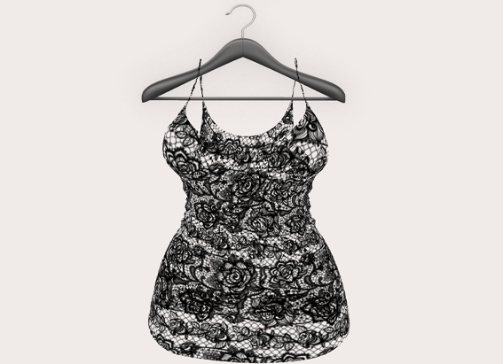 ::GC:: Pamela Dress Transparent (Black)