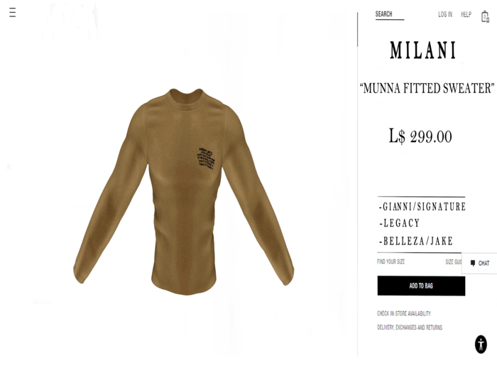 MILANI. Munna BBerry Sweatershirt // Brown