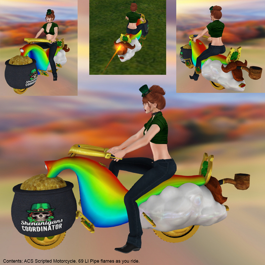 St Patricks Day Bike - Delivery HUD