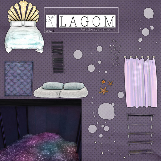 LAGOM - Mermaid Chamber [Rug] #02