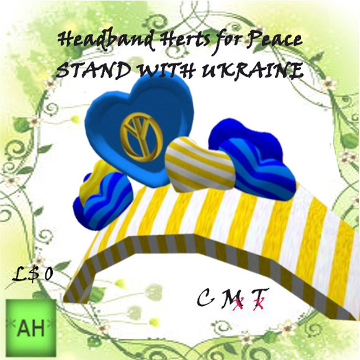 HEAD BAND FOR STAND WITH UKRAINE (ADD)