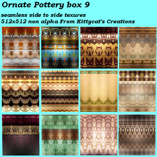 Ornate Pottery 9 box