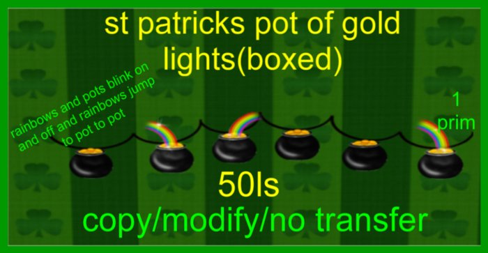 st patricks lights(boxed)